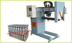 Welding line auto polishing machine. Copper mold clamp with auto positioning function.